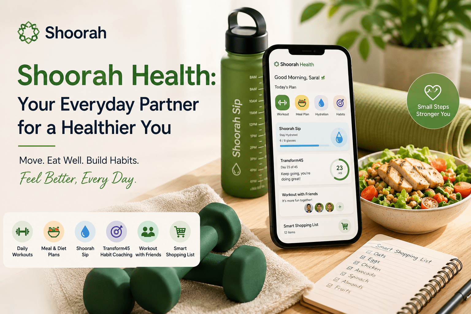 Shoorah Health: Small Daily Steps That Help You Feel Like Yourself Again