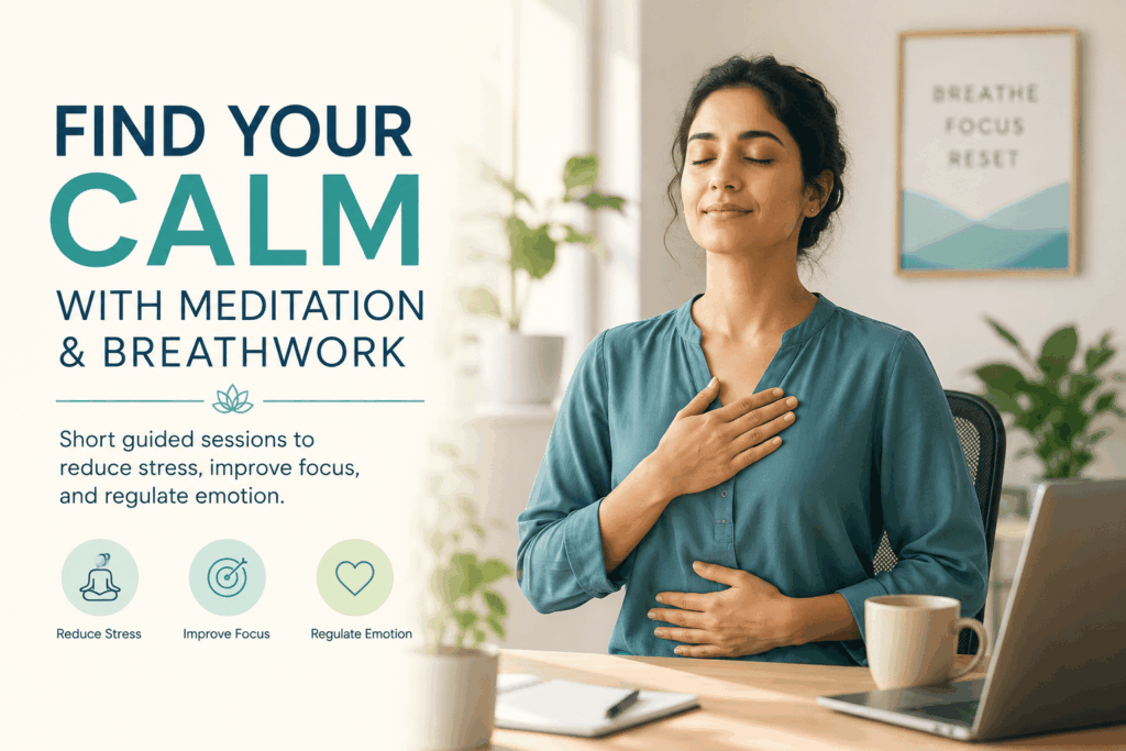 Find Your Calm with Meditation and Breathwork