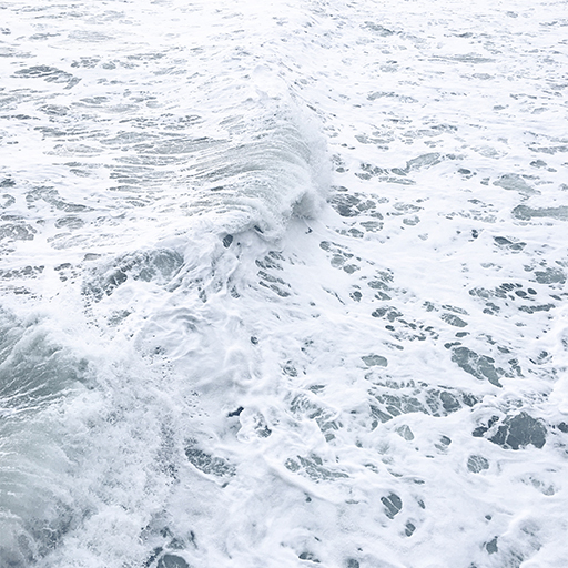 A White Noise Waterfall