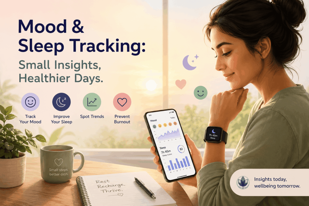 Mood and Sleep Tracking: Small Daily Insights That Can Help Prevent Burnout